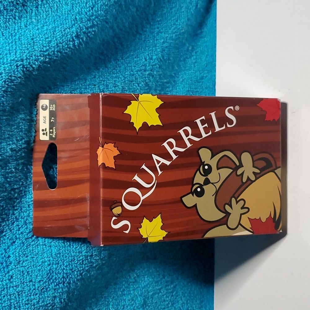 Squarrels Card Game for 7 and up